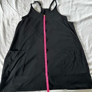 Black Women’s Sleeveless Romper with Pockets size XL